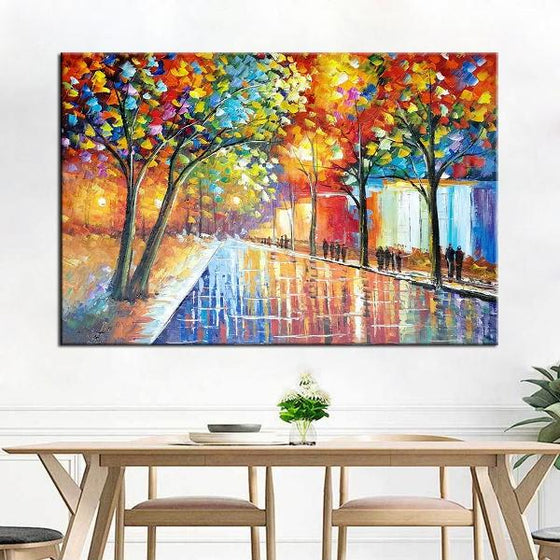 scene canvas painting home decor