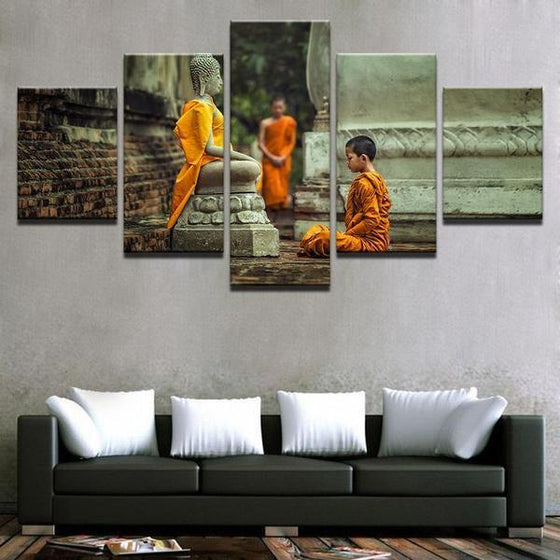 Framed Buddha Wall Art Decor