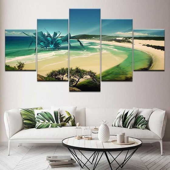 Majestic Beach Canvas Wall Art Print