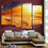Framed Sunset Wall Art Decors