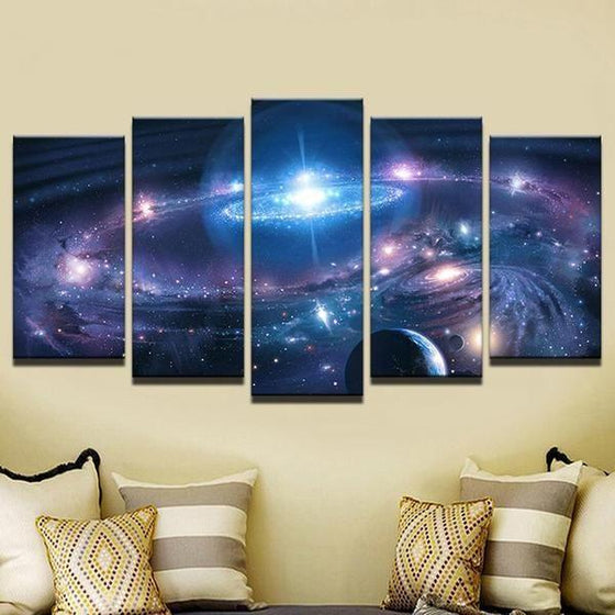 Galaxy Metal Wall Art Print