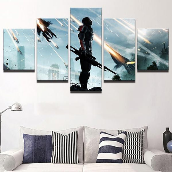 Commander Shepard Mass Effect Wall Piece