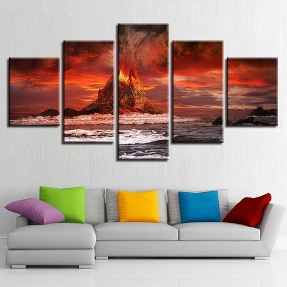 Geographic Wall Art Canvas