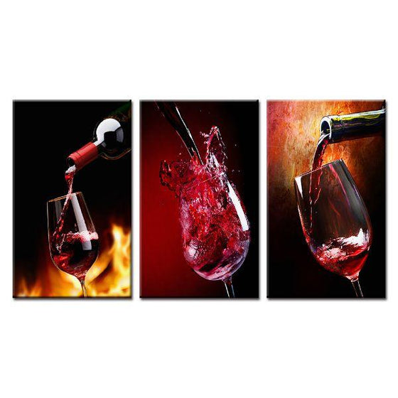 Glass Of Red Wine Wall Art