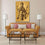 God Vishnu Giving Blessings Canvas Wall Art Living Room