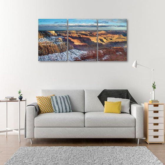 Grand Canyon West 3 Panels Canvas Wall Art Living Room