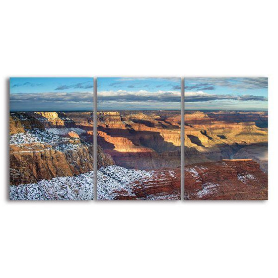 Grand Canyon West 3 Panels Canvas Wall Art