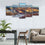 Grand Canyon West 5 Panels Canvas Wall Art Dining Room