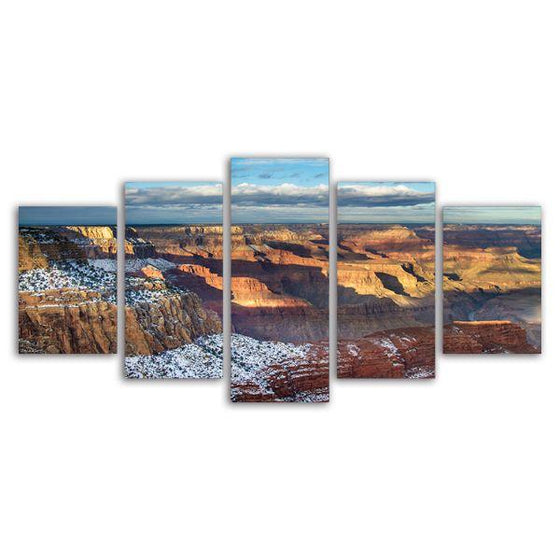 Grand Canyon West 5 Panels Canvas Wall Art