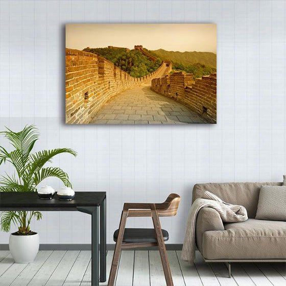 Great Wall Of China 1 Panel Canvas Wall Art Dining Room
