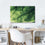 Green Foliage Shot Canvas Wall Art Decor