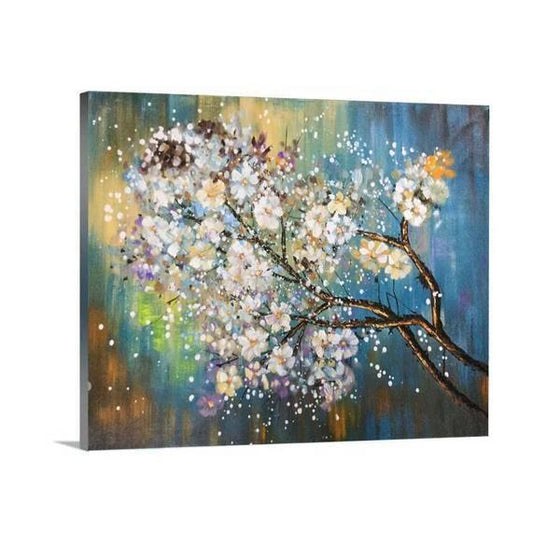 Hand Painted Canvas Wall Décor Rectangle Printed