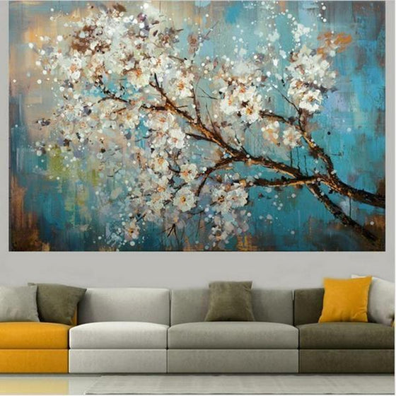 Hand Painted Canvas Wall Prints Rectangle