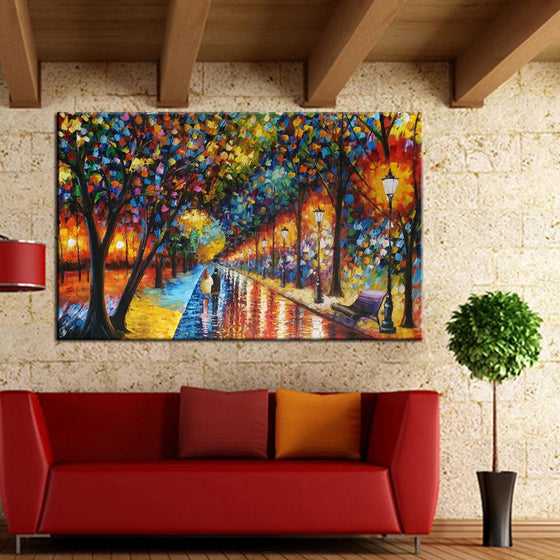 Hand Painted When Dreams Come True by Leonid Afremov Replica Canvas Wall Art