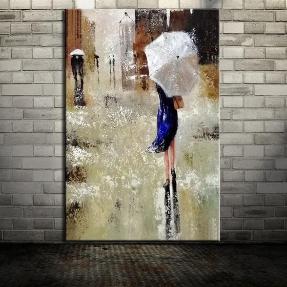 lady canvas painting home decor