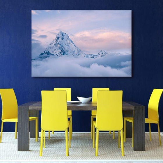 Himalayan Top View Canvas Wall Art Dining Room
