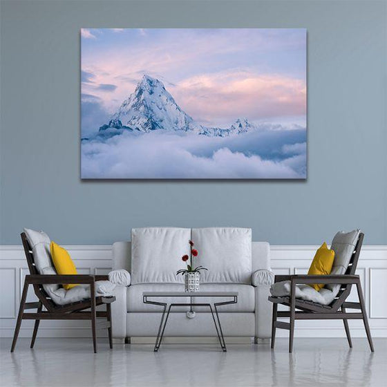 Himalayan Top View Canvas Wall Art Living Room