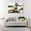 Classic Fighter Plane 1 Panel Canvas Wall Art Print