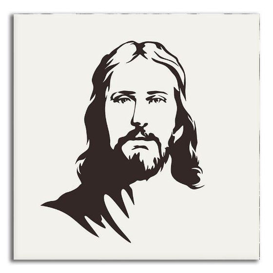 Holy Jesus Face Canvas Wall Art