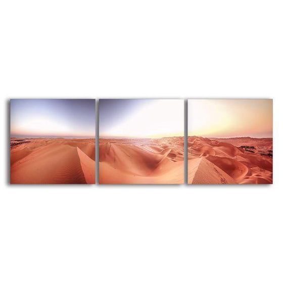 Hot Desert View Canvas Wall Art
