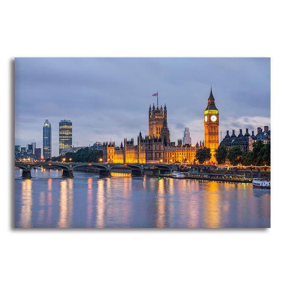 Houses Of Parliament Canvas Wall Art