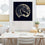 Howling Wolf & Full Moon Canvas Wall Art Dining Room