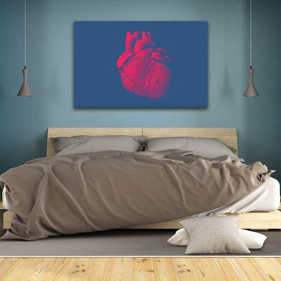 Human Heart 1 Panel Canvas Wall Art Bedroom