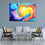 Human & Love Spirit Energy Canvas Wall Art Living Room