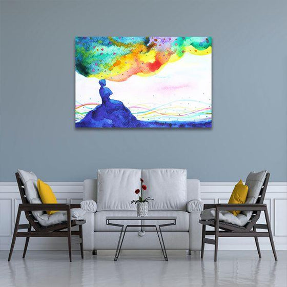 Imagination Abstract Canvas Wall Art Living Room