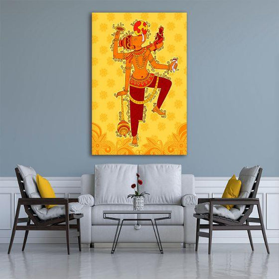 Indian God Varaha Canvas Wall Art Living Room