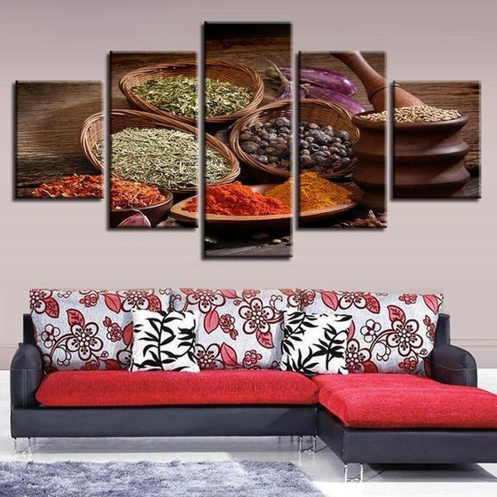 Indian Spices Wall Art Decor
