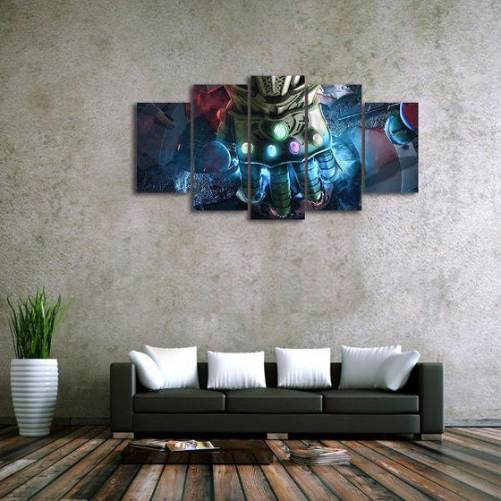 Infinity Gauntlet Canvas Wall Art Living Room