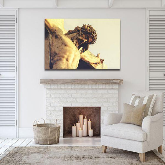 Jesus Crucifixion Canvas Wall Art Print