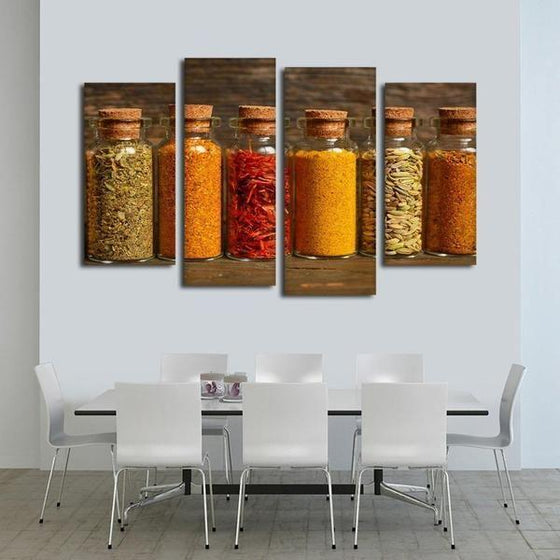 Kitchen Spice Wall Art Canvas