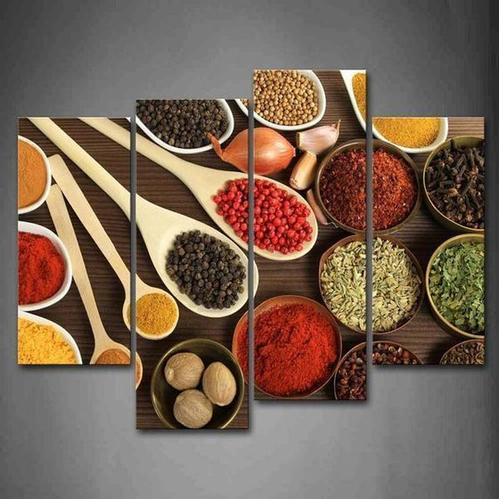 Kitchen Spices Wall Art Decor