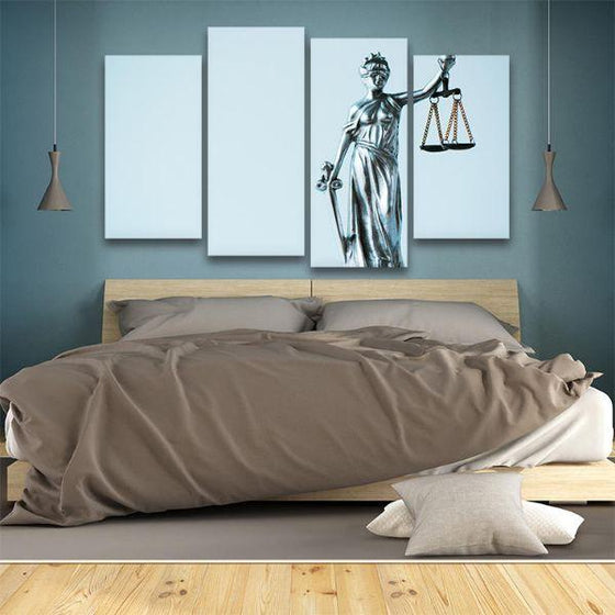 Lady Justice Canvas Wall Art Bedroom