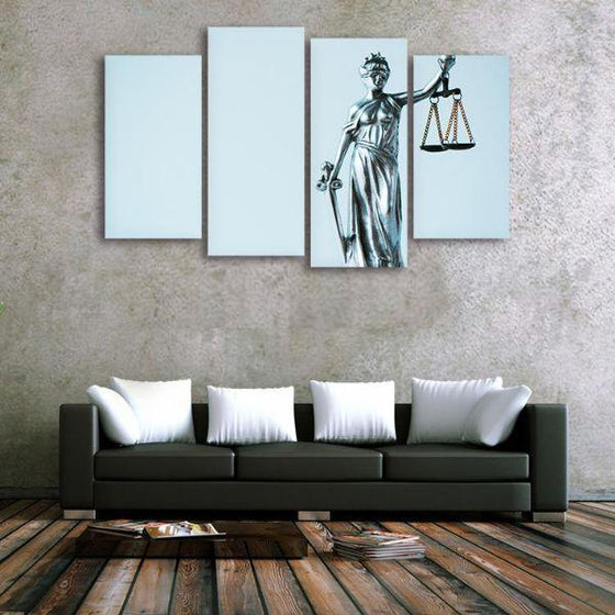 Lady Justice Canvas Wall Art Living Room