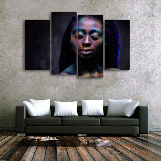 Lady With Dreadlocks Canvas Wall Art Decor