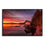 Lakeside View & Sunset Canvas Wall Art Print