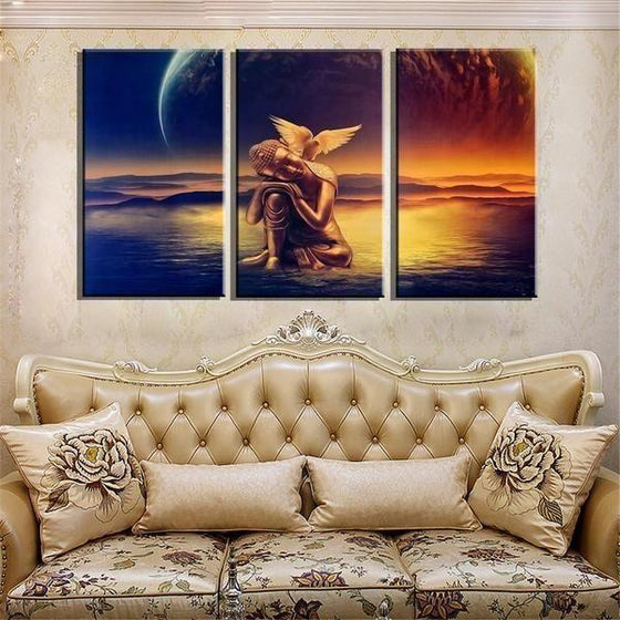 Large Buddhism Wall Art Canvases