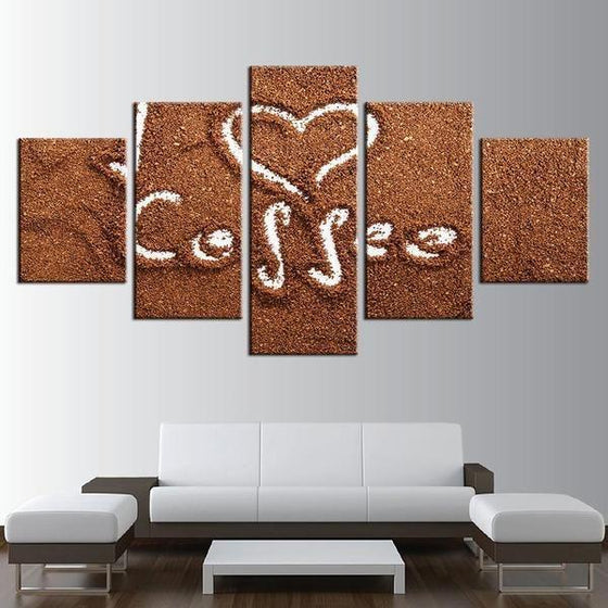 Large Coffee Wall Art Canvas