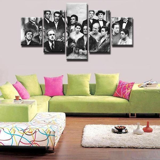 Retro Movie Characters Inspired Canvas Wall Art Ideas