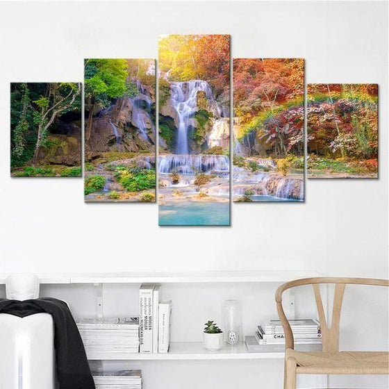 Large Waterfall Wall Art Canvas
