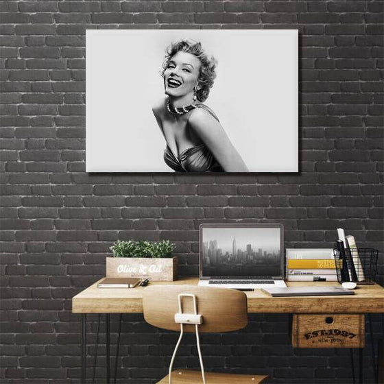 Laughing Marilyn Monroe Wall Art Bedroom