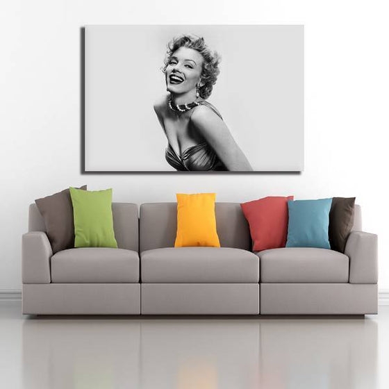 Laughing Marilyn Monroe Wall Art Print