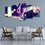 Lead Electric Guitar 5 Panels Canvas Wall Art Living Room