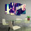 Lead Electric Guitar 4 Panels Canvas Wall Art Office