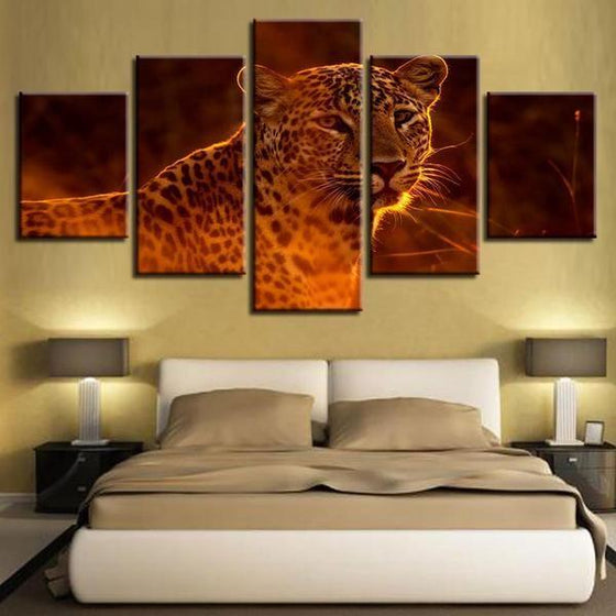 Leopard Framed Wall Art Canvas
