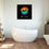 LGBT Be You Canvas Wall Art Bathroom