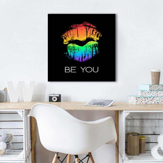 LGBT Be You Canvas Wall Art Office